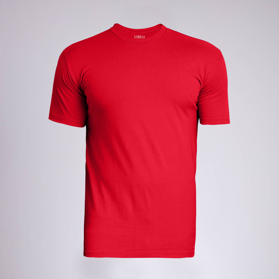 Red Signature Crew Neck Tee