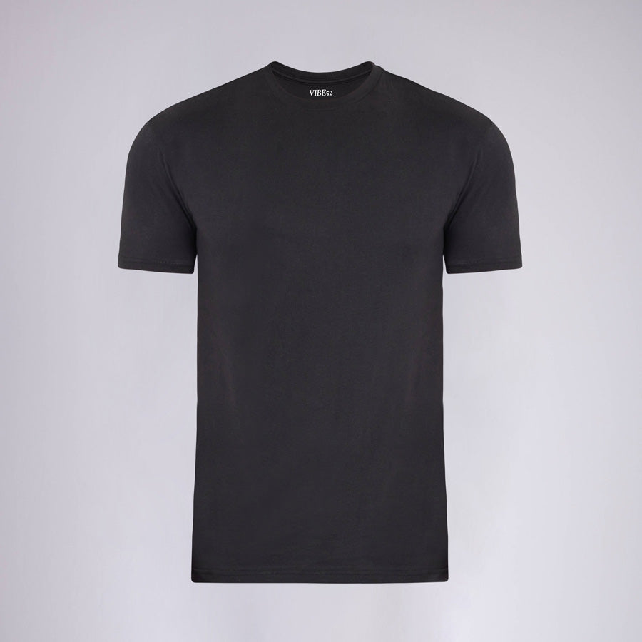 Black Premium Crew Neck Tee