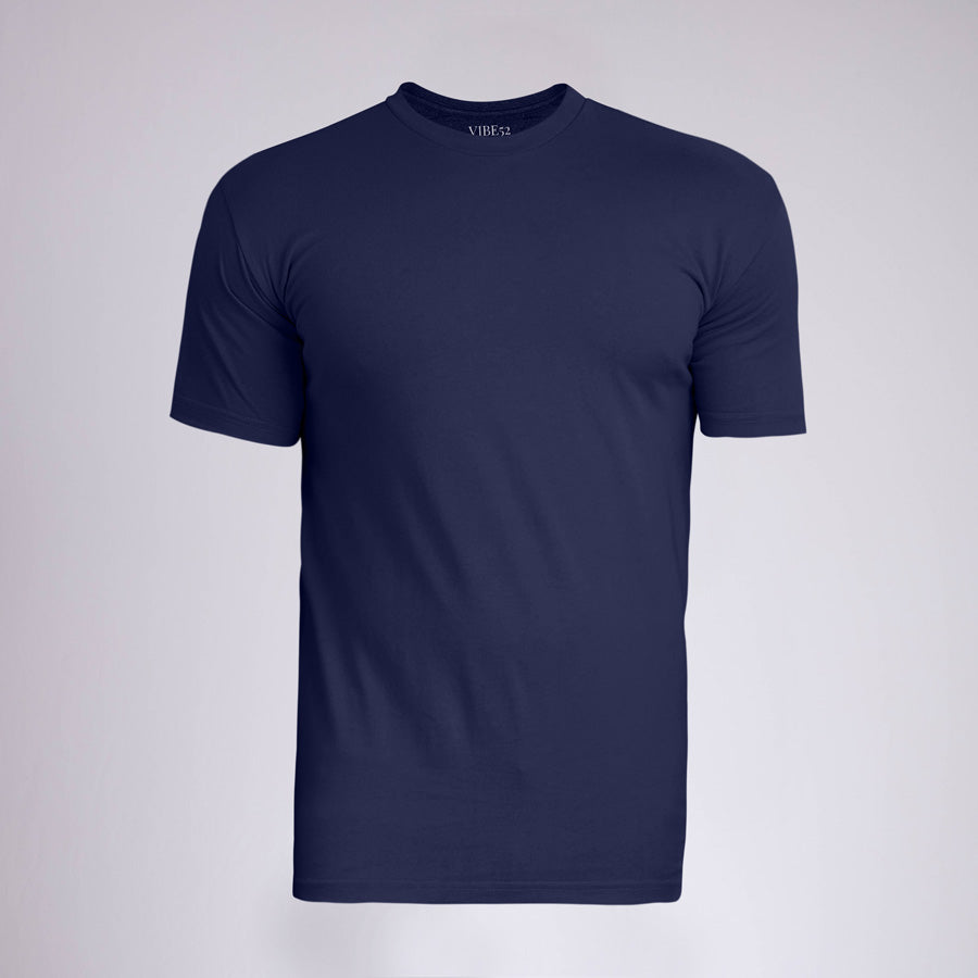 Navy Signature Crew Neck Tee