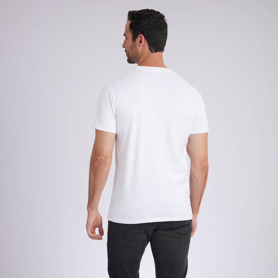 White Premium Crew Neck Tee