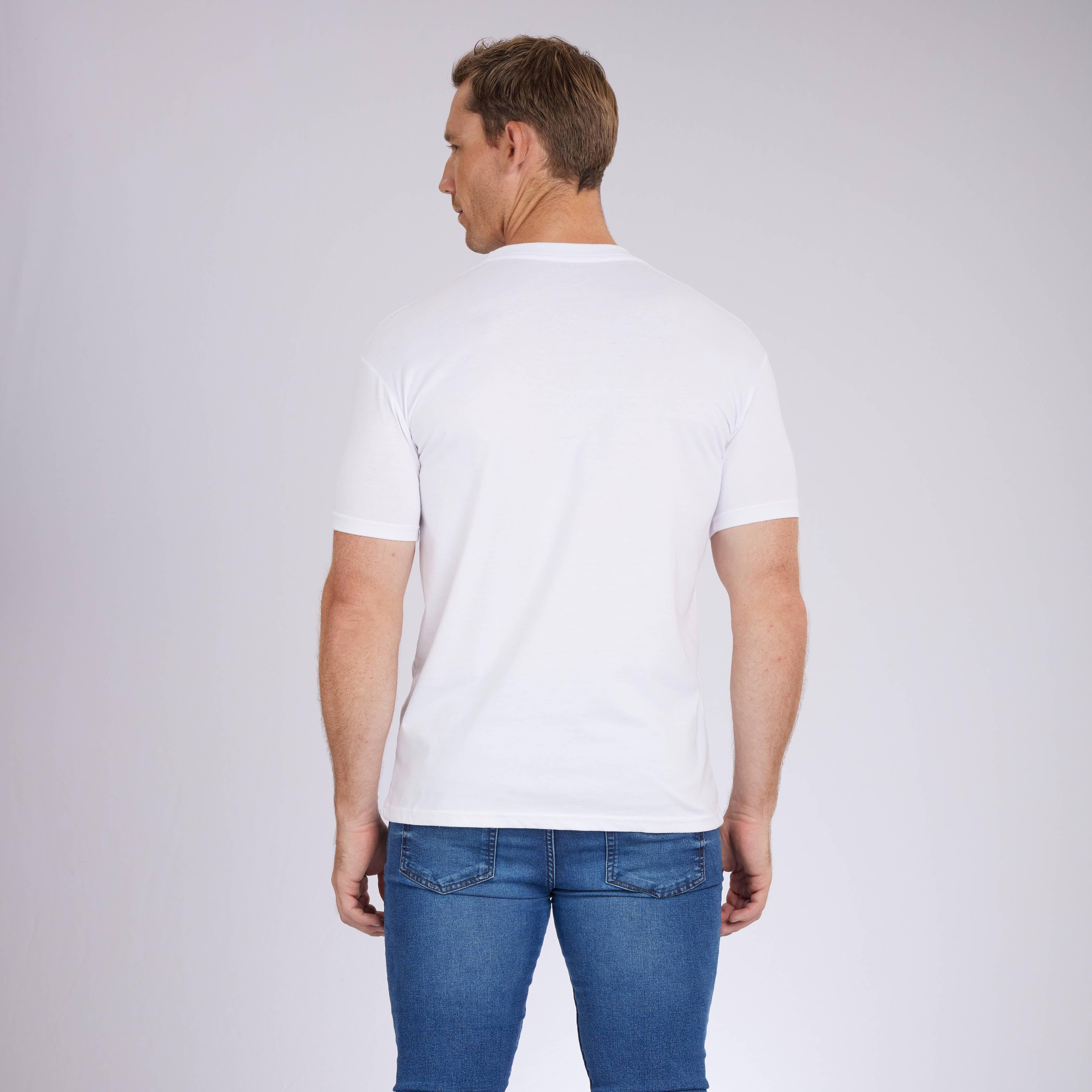 White Signature Crew Neck Tees 6-Pack